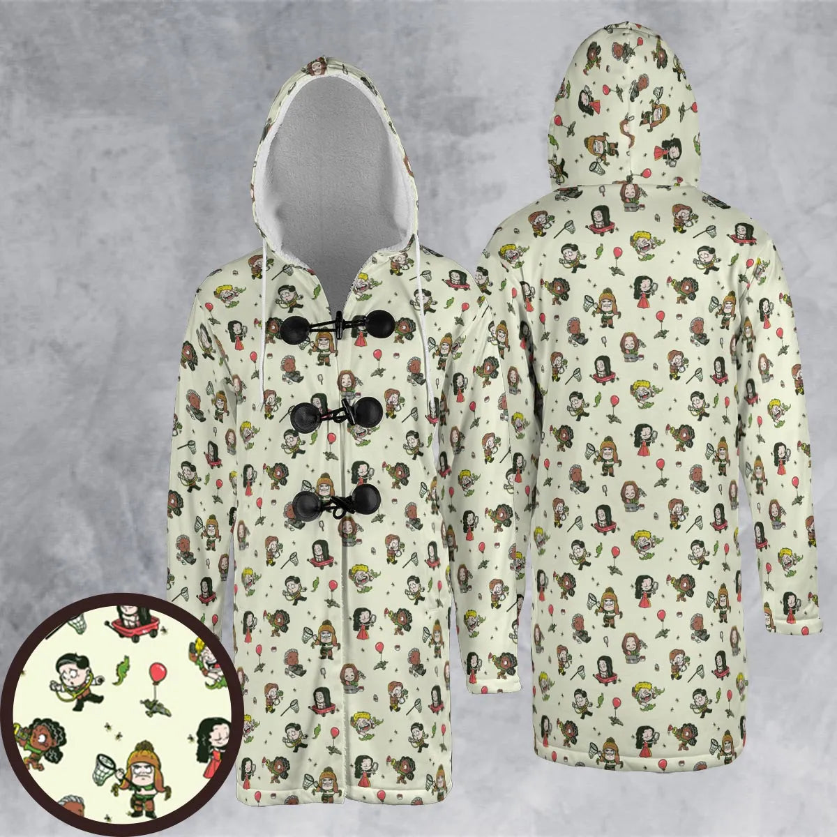 Hooded Cloak Coat - U1JZYNB1