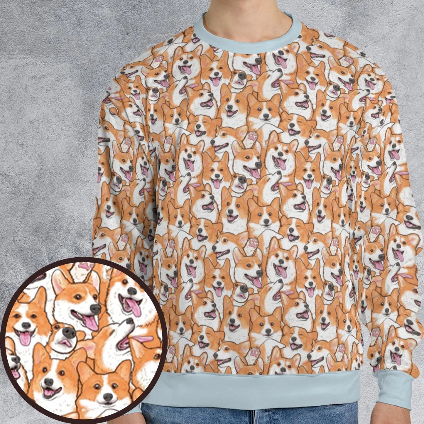 All-over Print Sweatshirt - CH34QHJL