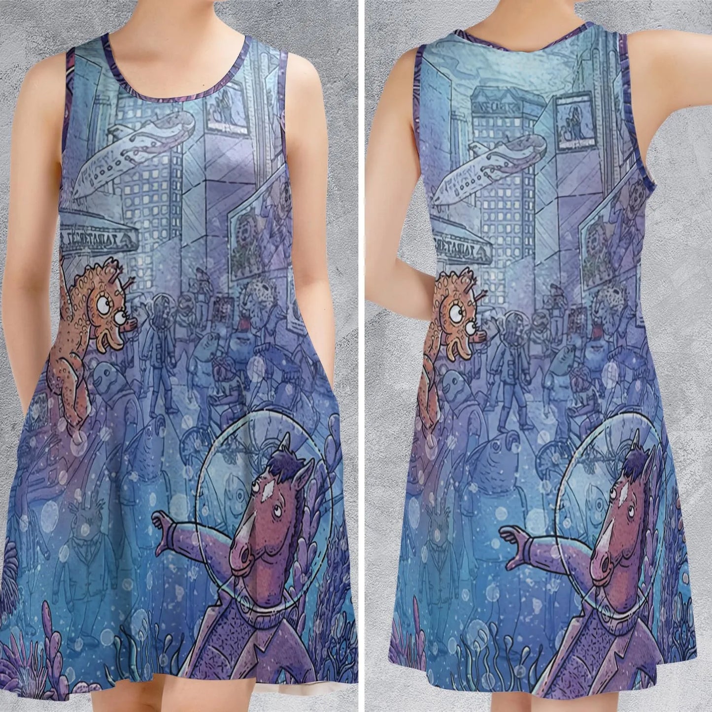 Sleeveless Dress - YERWWFZA