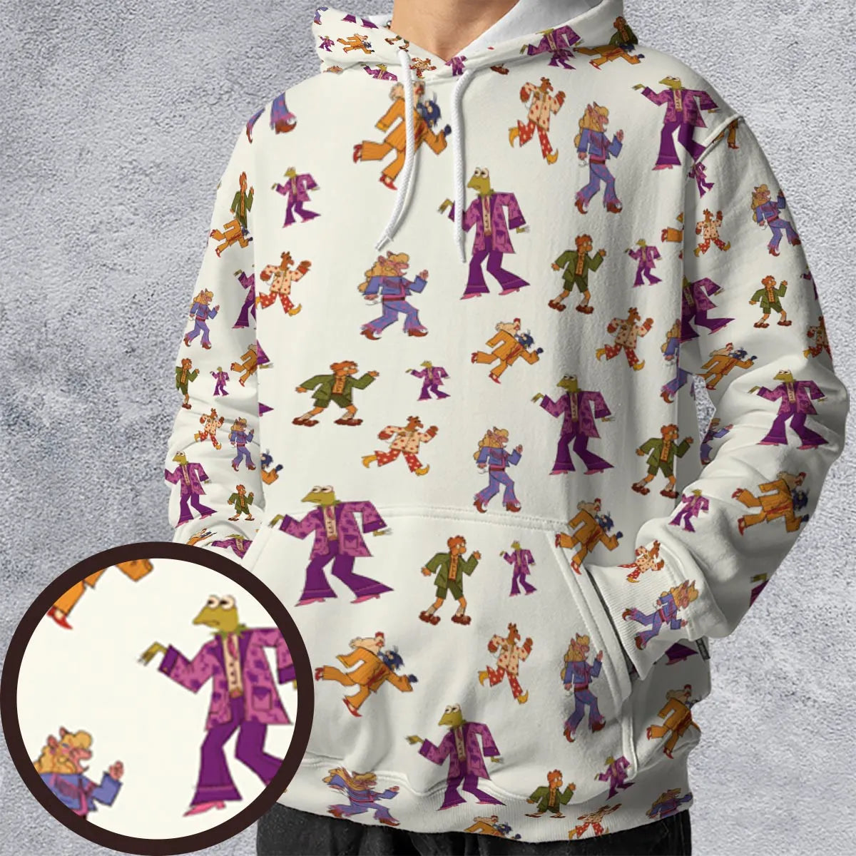 All-over Print Hoodie - KQNWQQFR