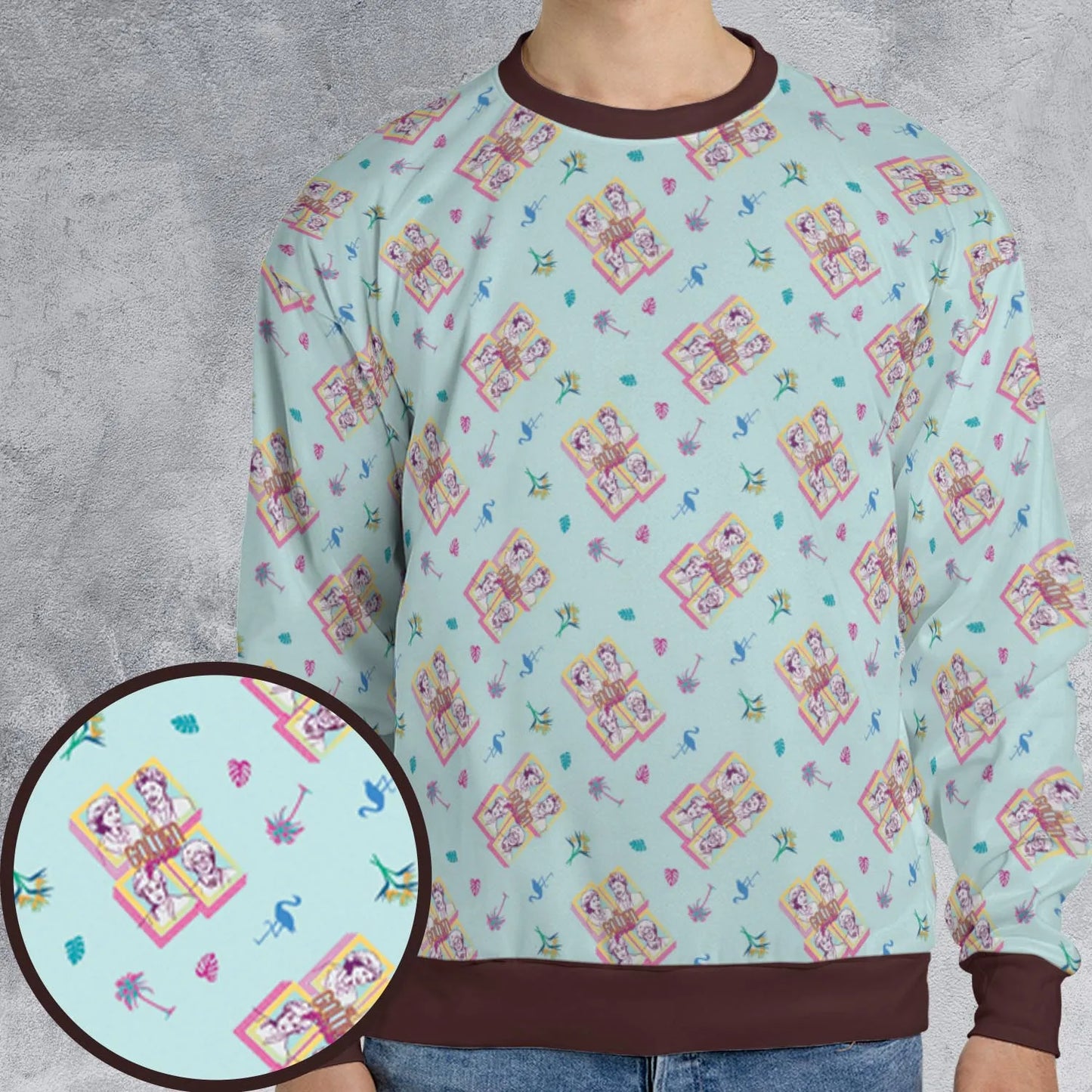 All-over Print Sweatshirt - K6DQGLHF
