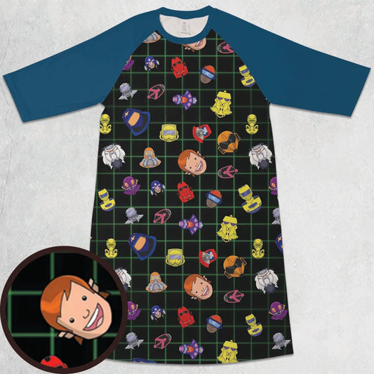 3/4 Sleeve Raglan Dress - N6GZ9XQ9