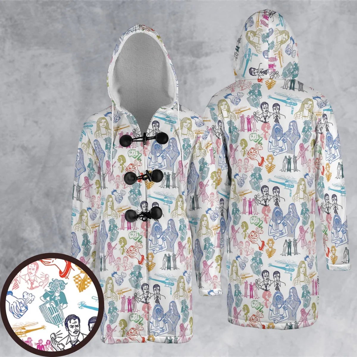 Hooded Cloak Coat - YVQCHZME