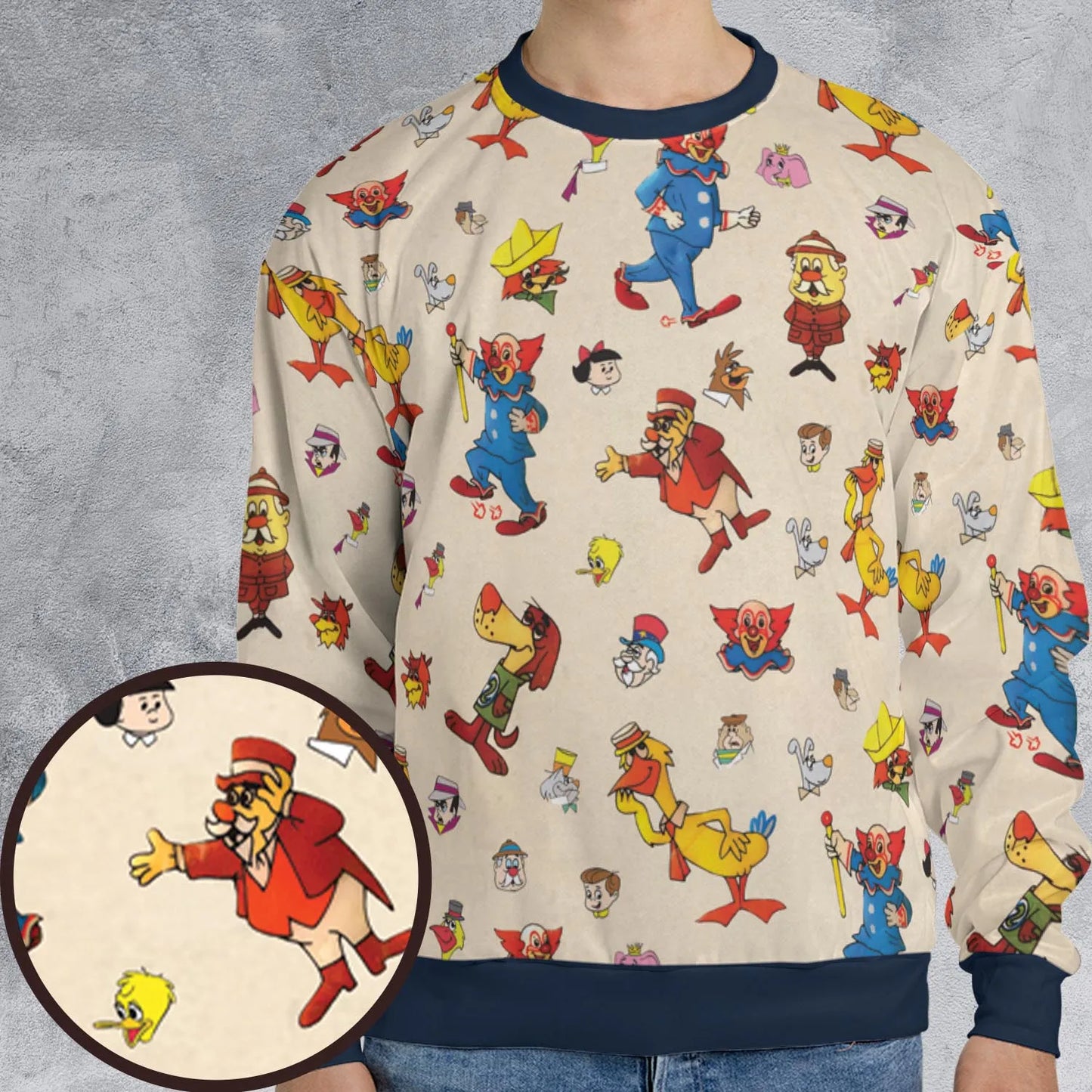 All-over Print Sweatshirt - 5W41BV88