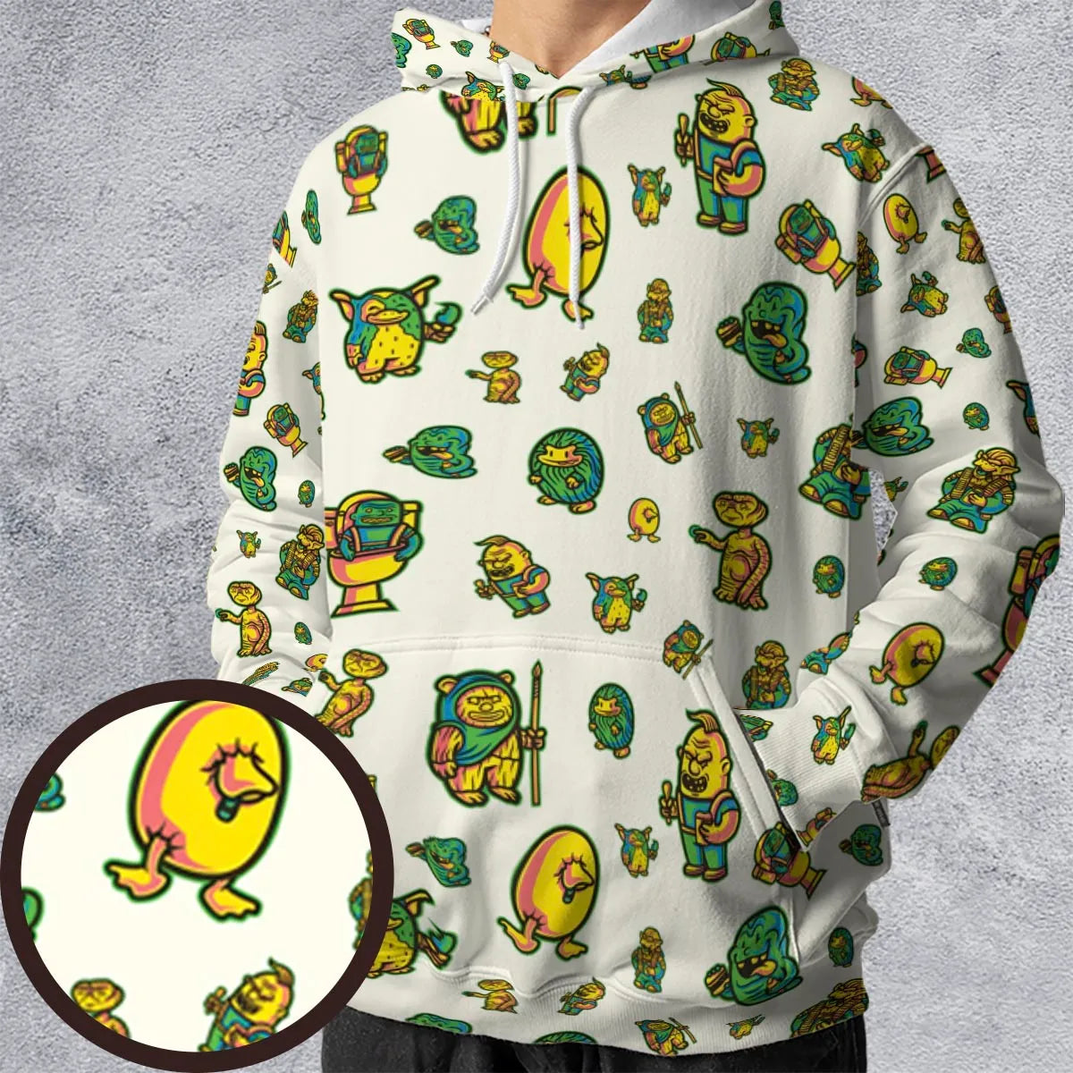 All-over Print Hoodie - U58A5DLB