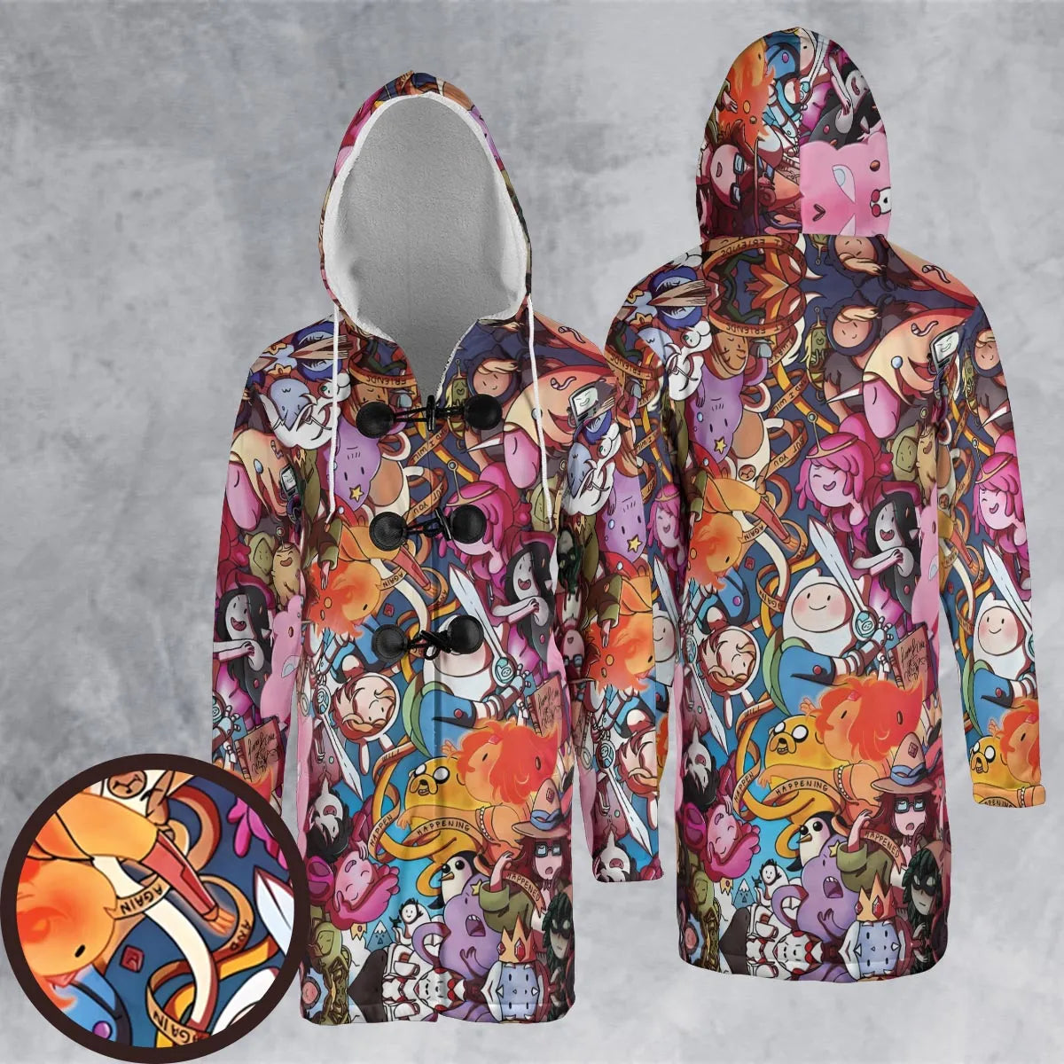 Hooded Cloak Coat - U8KPK3FZ