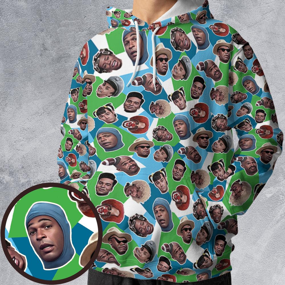 All-over Print Hoodie - DLRZQ7Z6 -  - 1