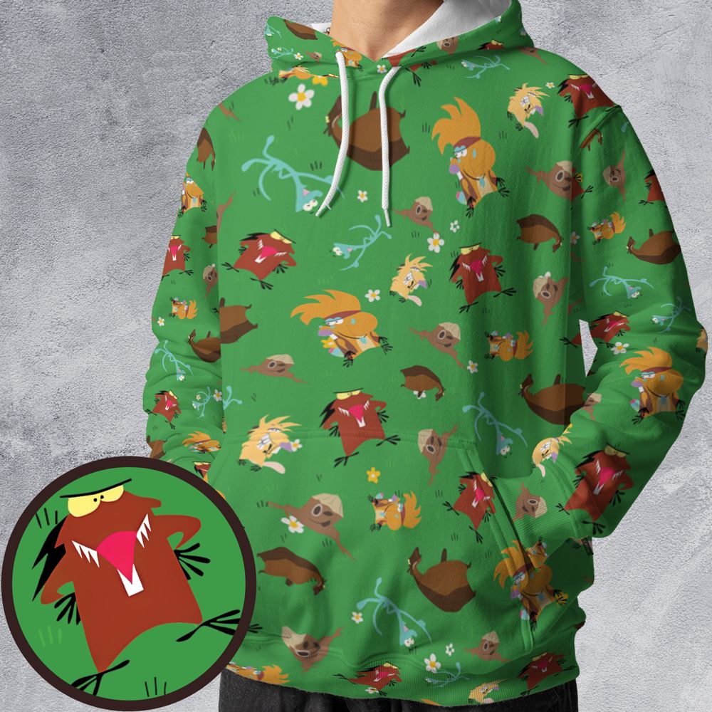 All-over Print Hoodie - 7MB9GR8H -  - 1