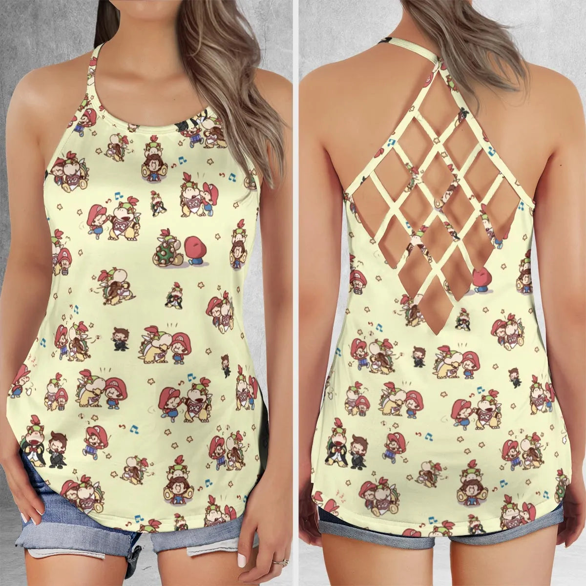 Criss Cross Tank Top - 5DKSH3GS