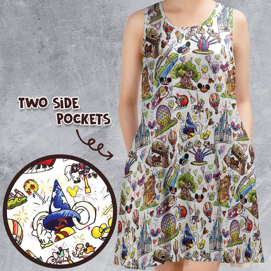 Sleeveless Dress - BY32C87A -  - 1