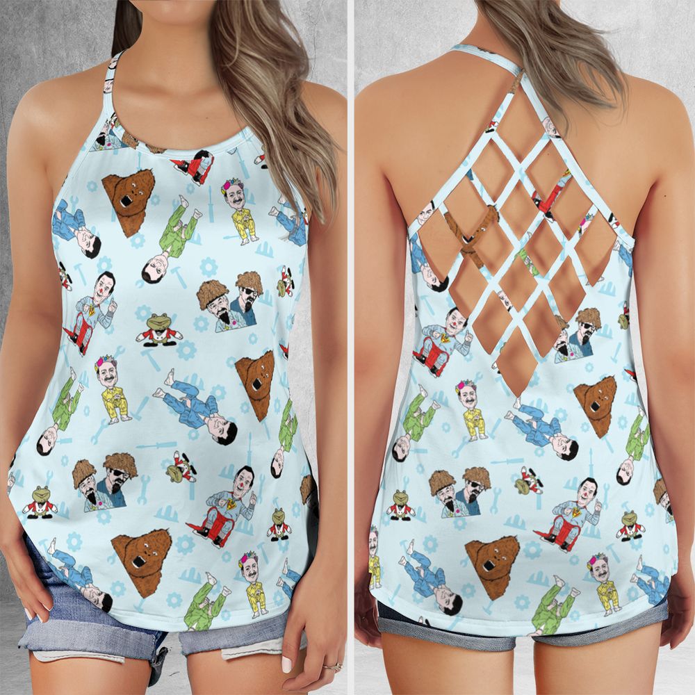 Criss Cross Tank Top - NLUFSATP -  - 1