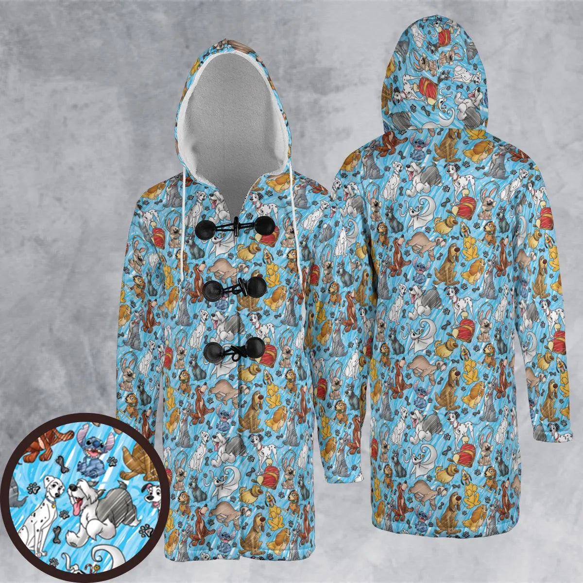 Hooded Cloak Coat - MGMEUTZV
