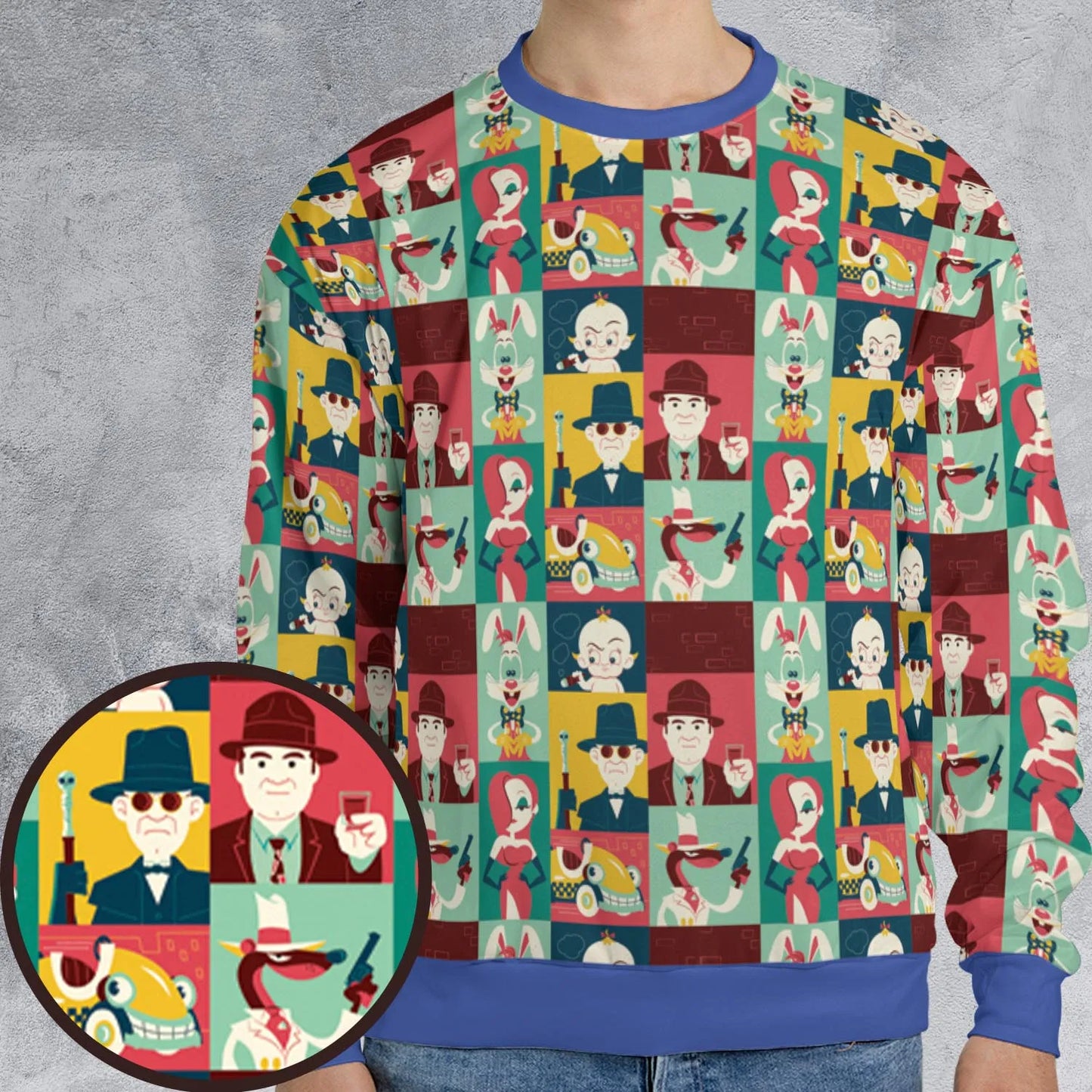 All-over Print Sweatshirt - LJBXQNGZ