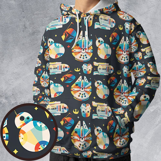 All-over Print Hoodie - 1QGL7E4D -  - 1