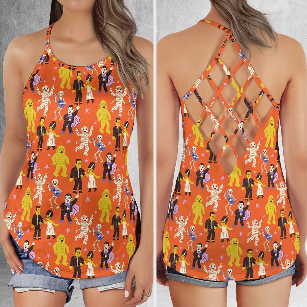 Criss Cross Tank Top - ZJRJ1DAC -  - 1