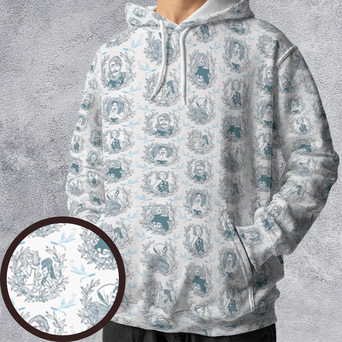 All-over Print Hoodie - LSB3DKJG
