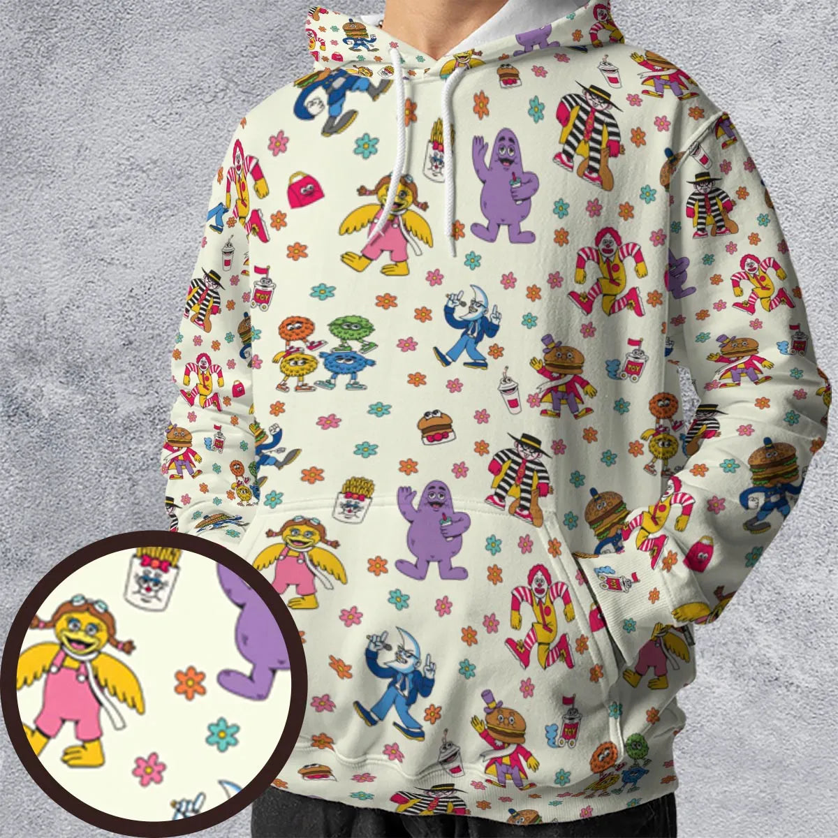 All-over Print Hoodie - 97HVTDQ5