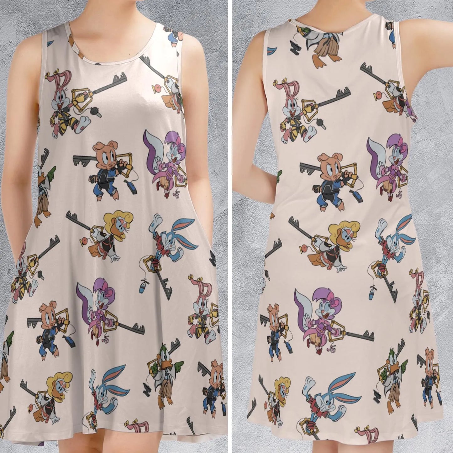 Sleeveless Dress - WH4PTY3D