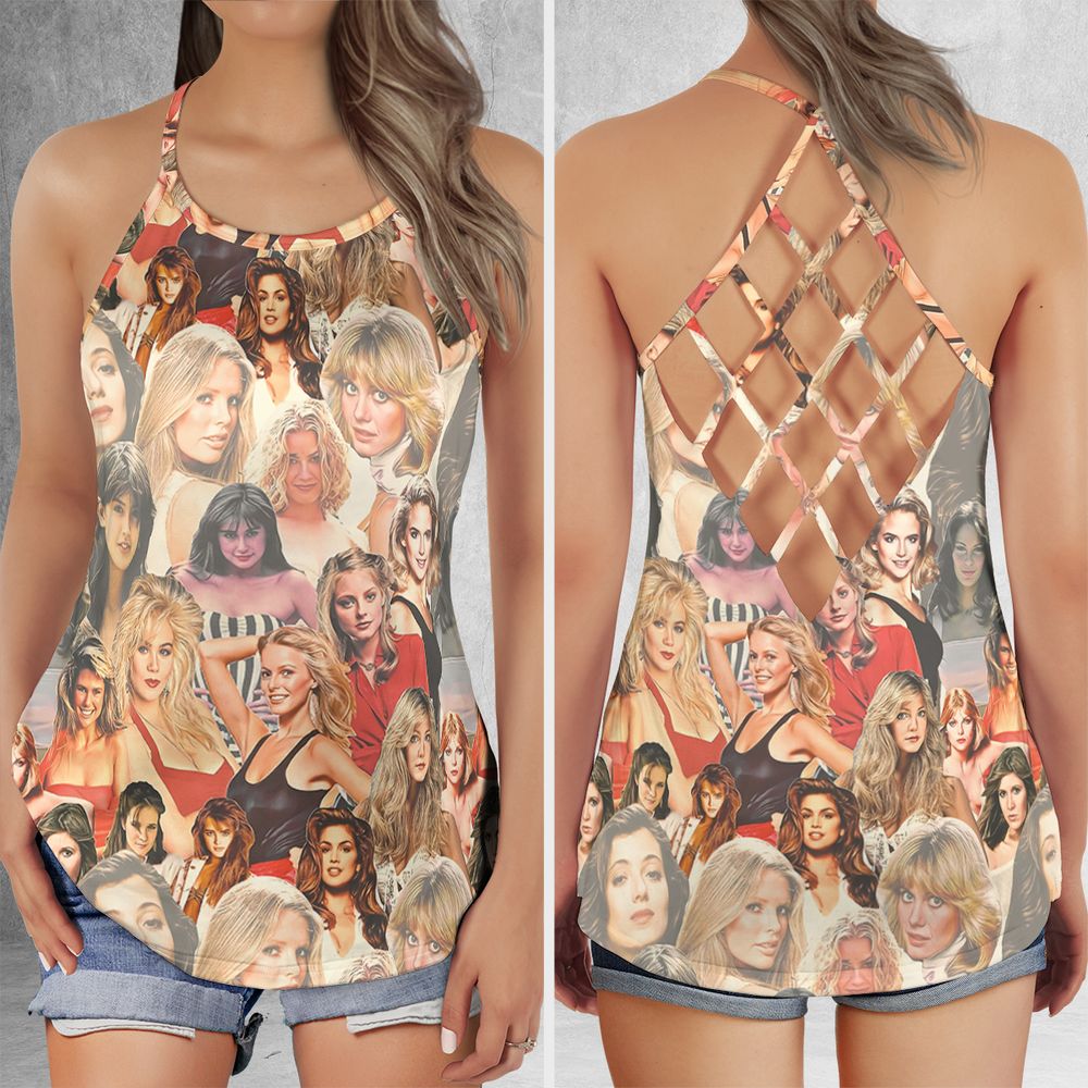 Criss Cross Tank Top - R43EJ4KZ -  - 1