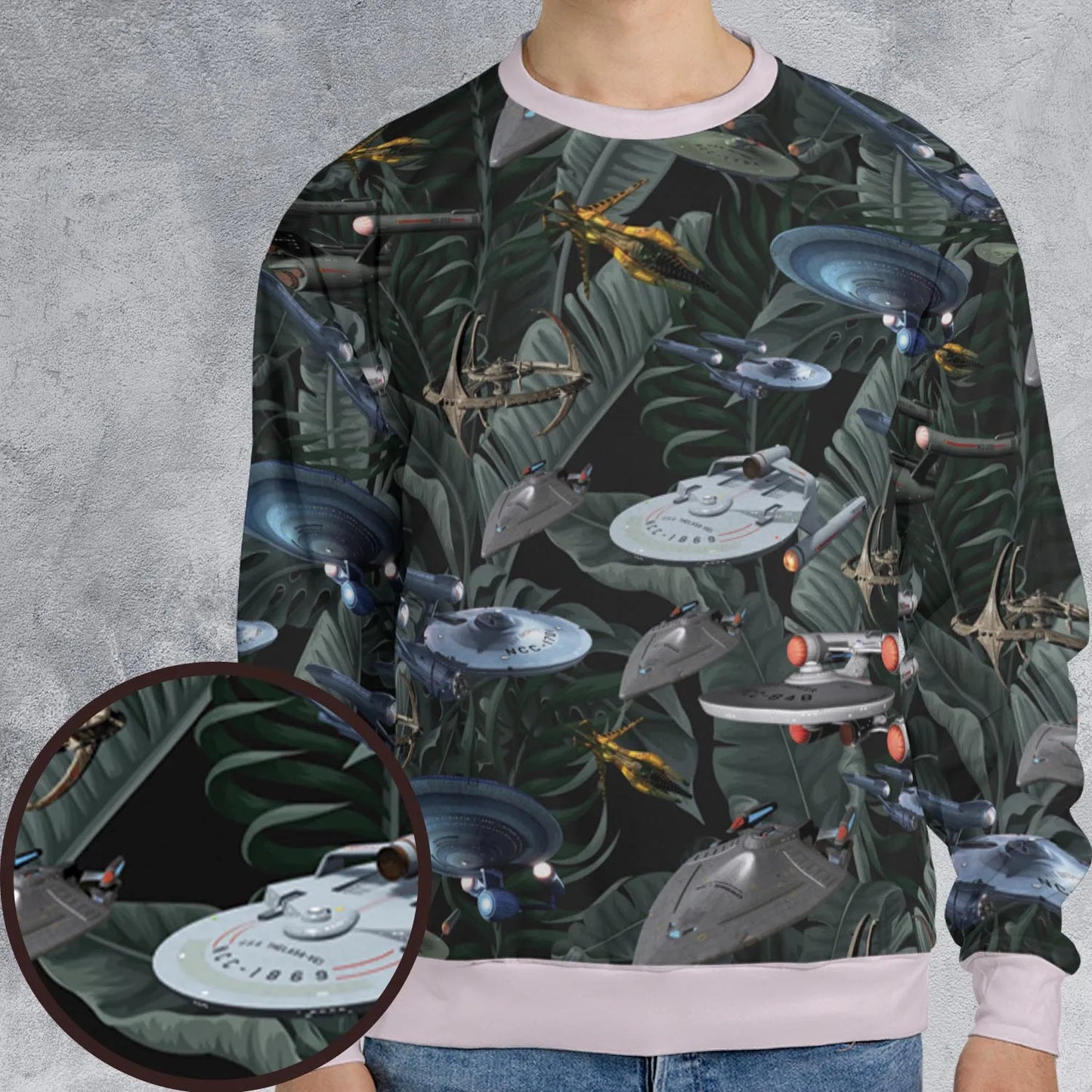 All-over Print Sweatshirt - WBB31NXX