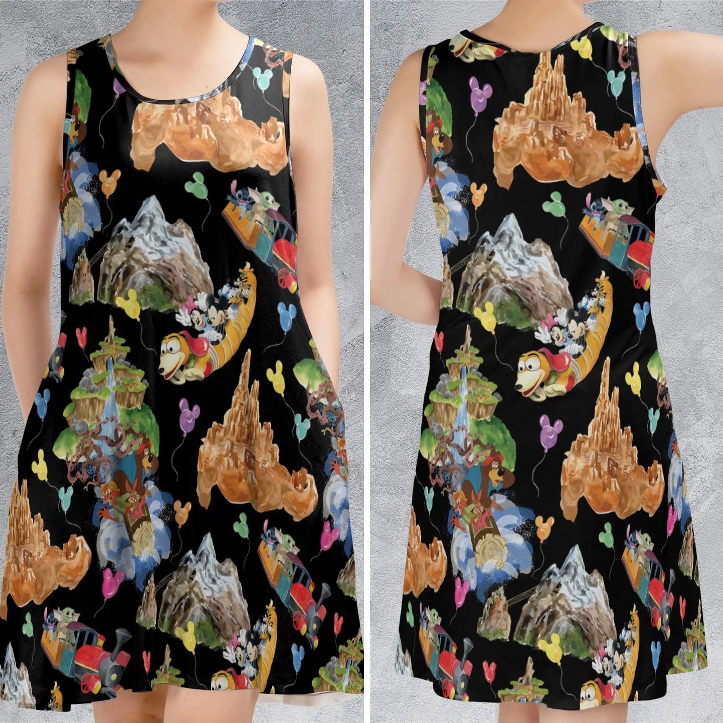 Sleeveless Dress - W6QZ7X7U