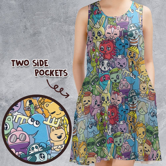 Sleeveless Dress - RQDF66EW -  - 1