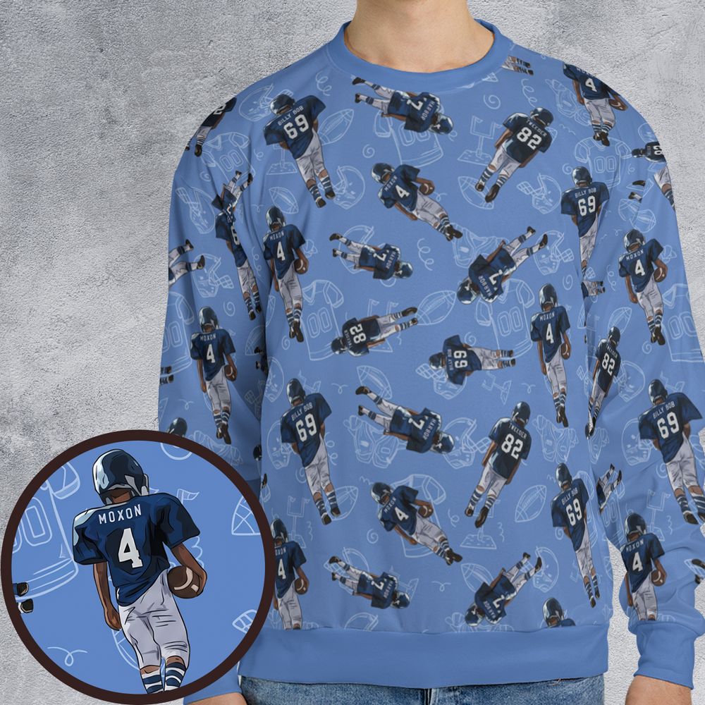 All-over Print Sweatshirt - AZ2B7RL1 -  - 1