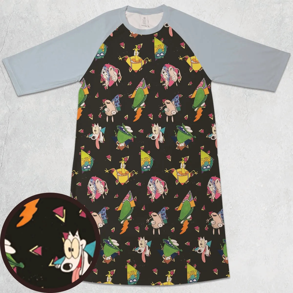 3/4 Sleeve Raglan Dress - EZYGJ4SP