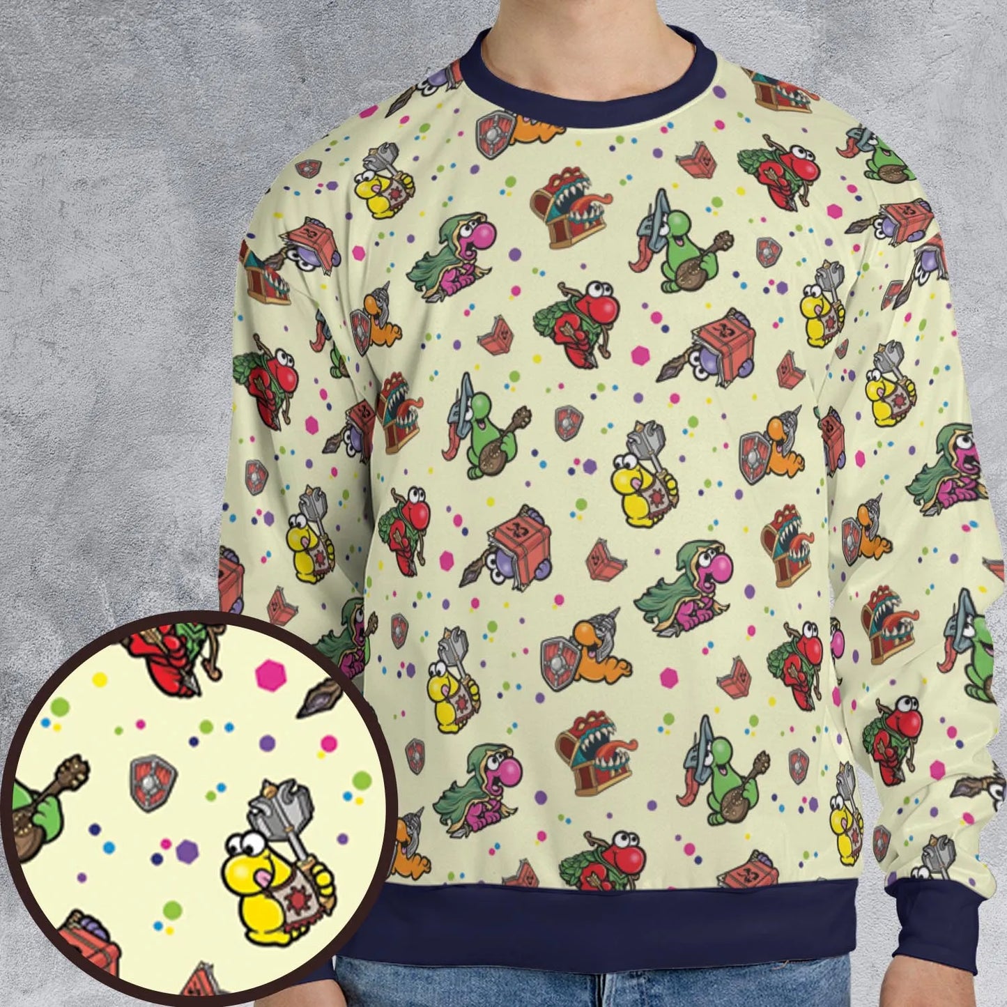 All-over Print Sweatshirt - R8BNSUNR