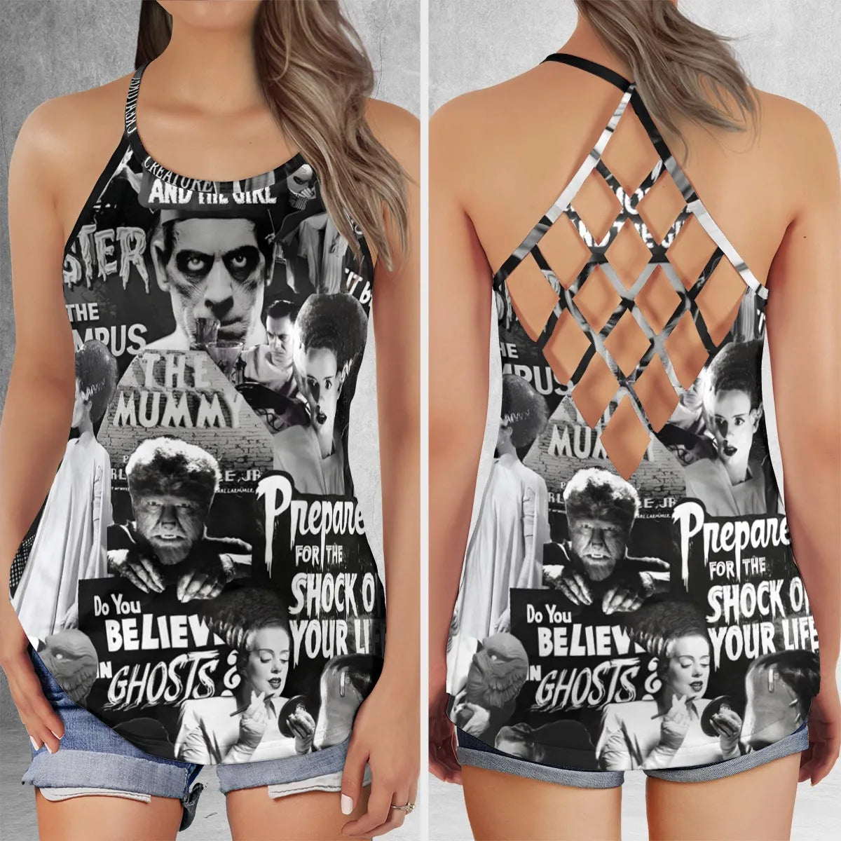 Criss Cross Tank Top - ZZ4J1875
