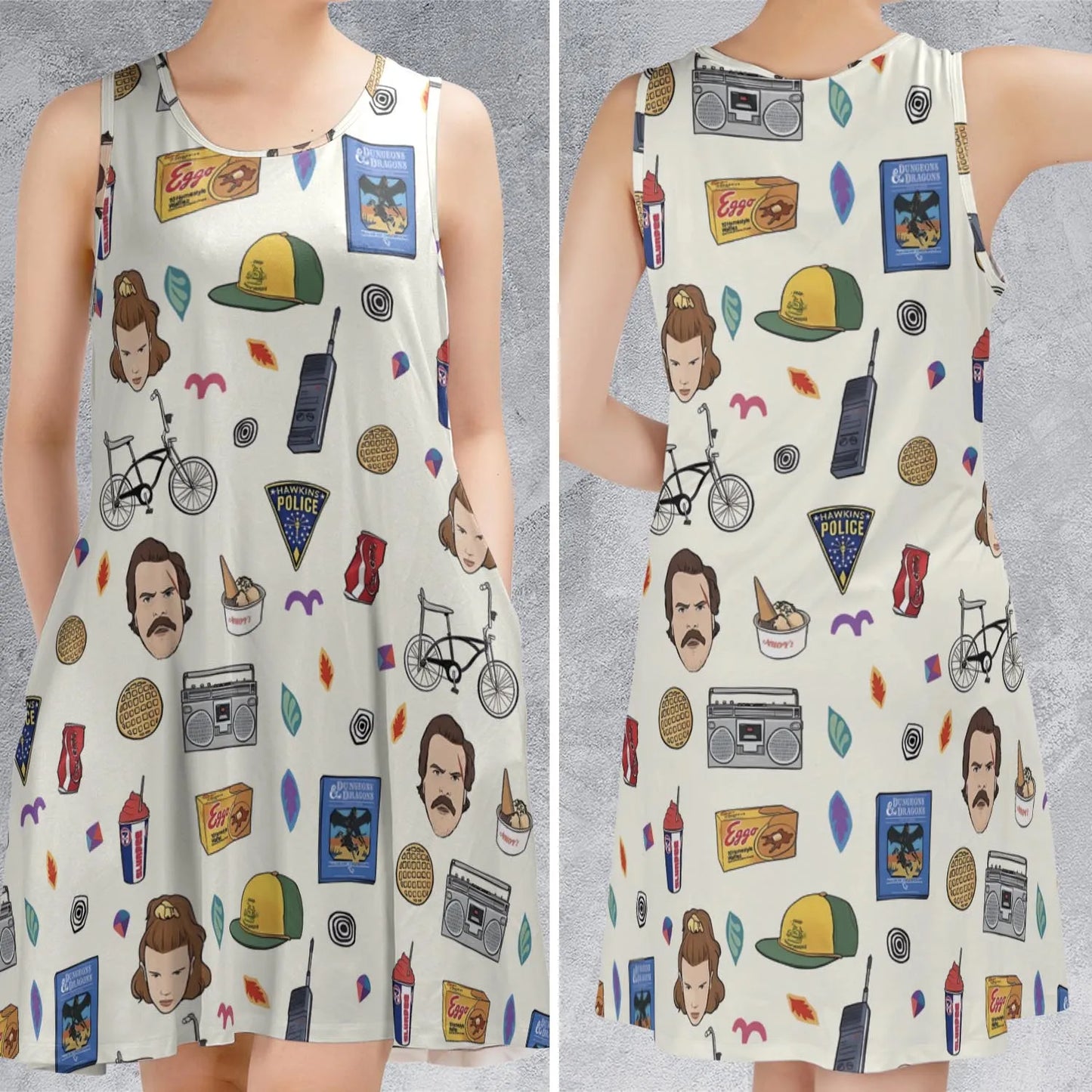 Sleeveless Dress - Q2UHNJ4Y