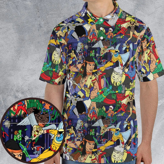 AOP Men/Women Polo Shirt - ZKVF9WRY