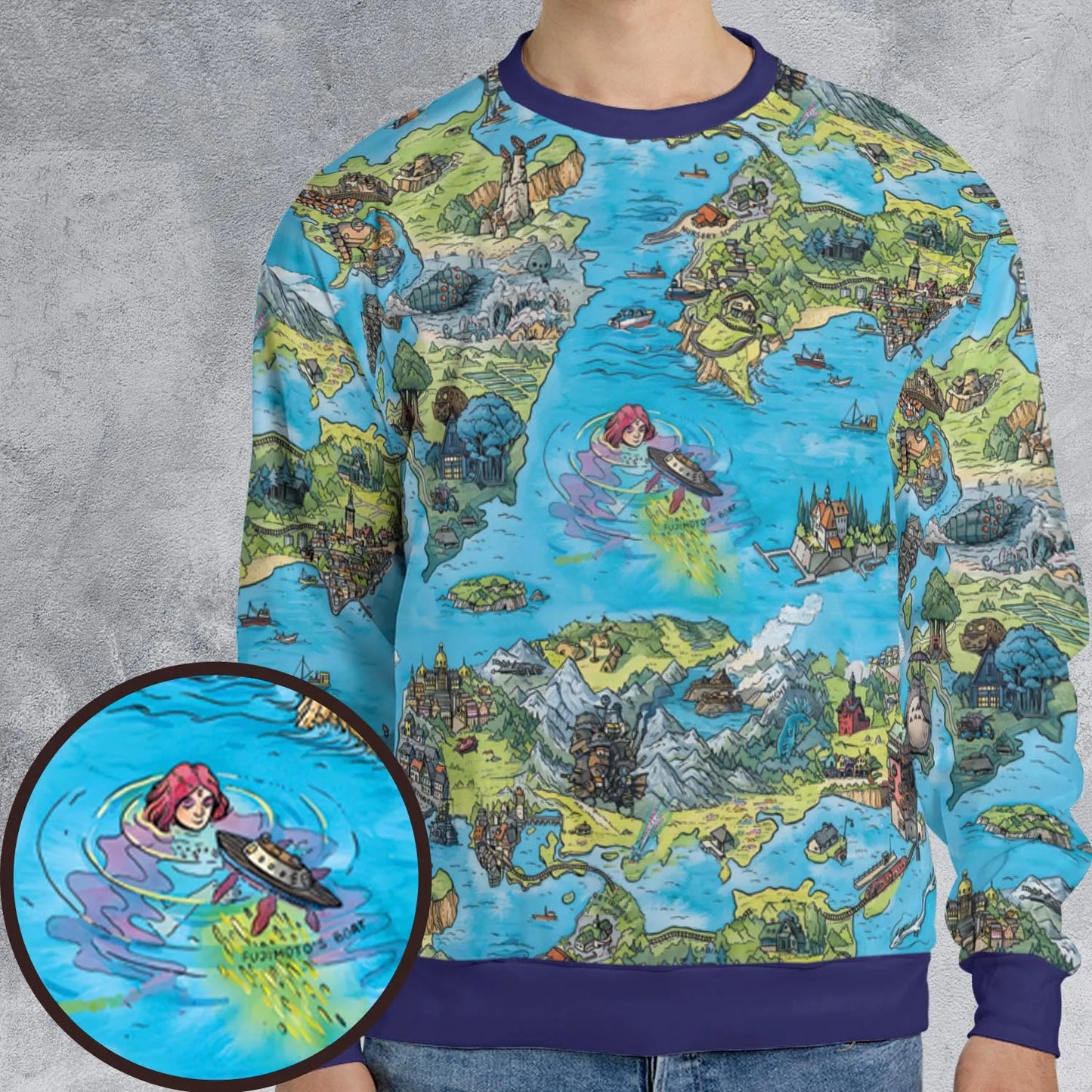 All-over Print Sweatshirt - 96SJ1S9E