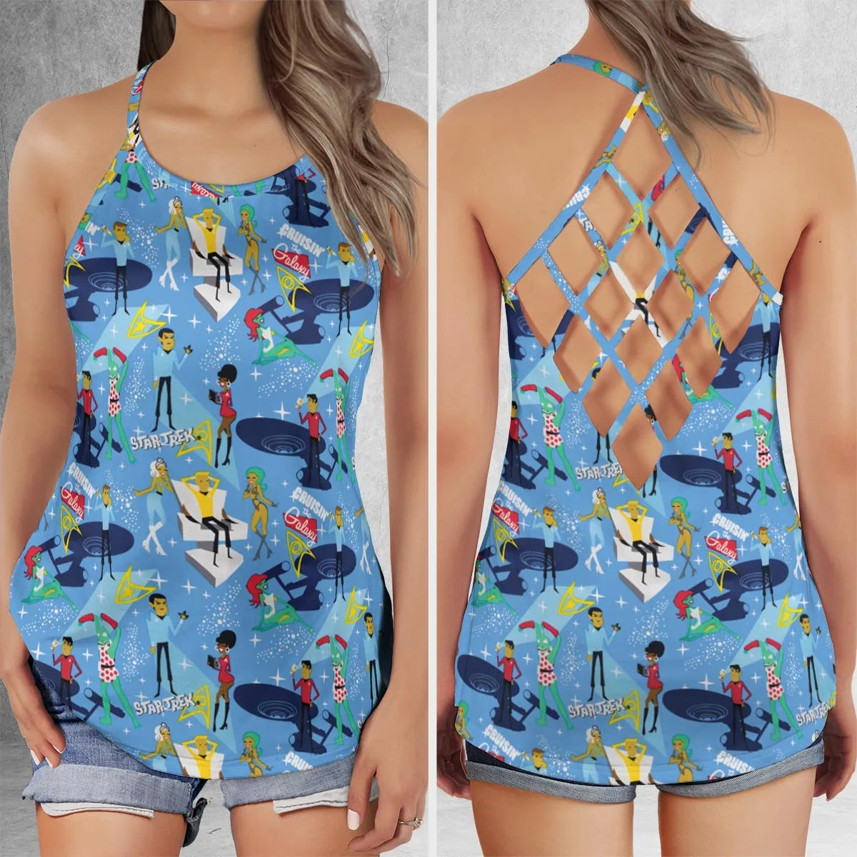 Criss Cross Tank Top - VGPWDS48