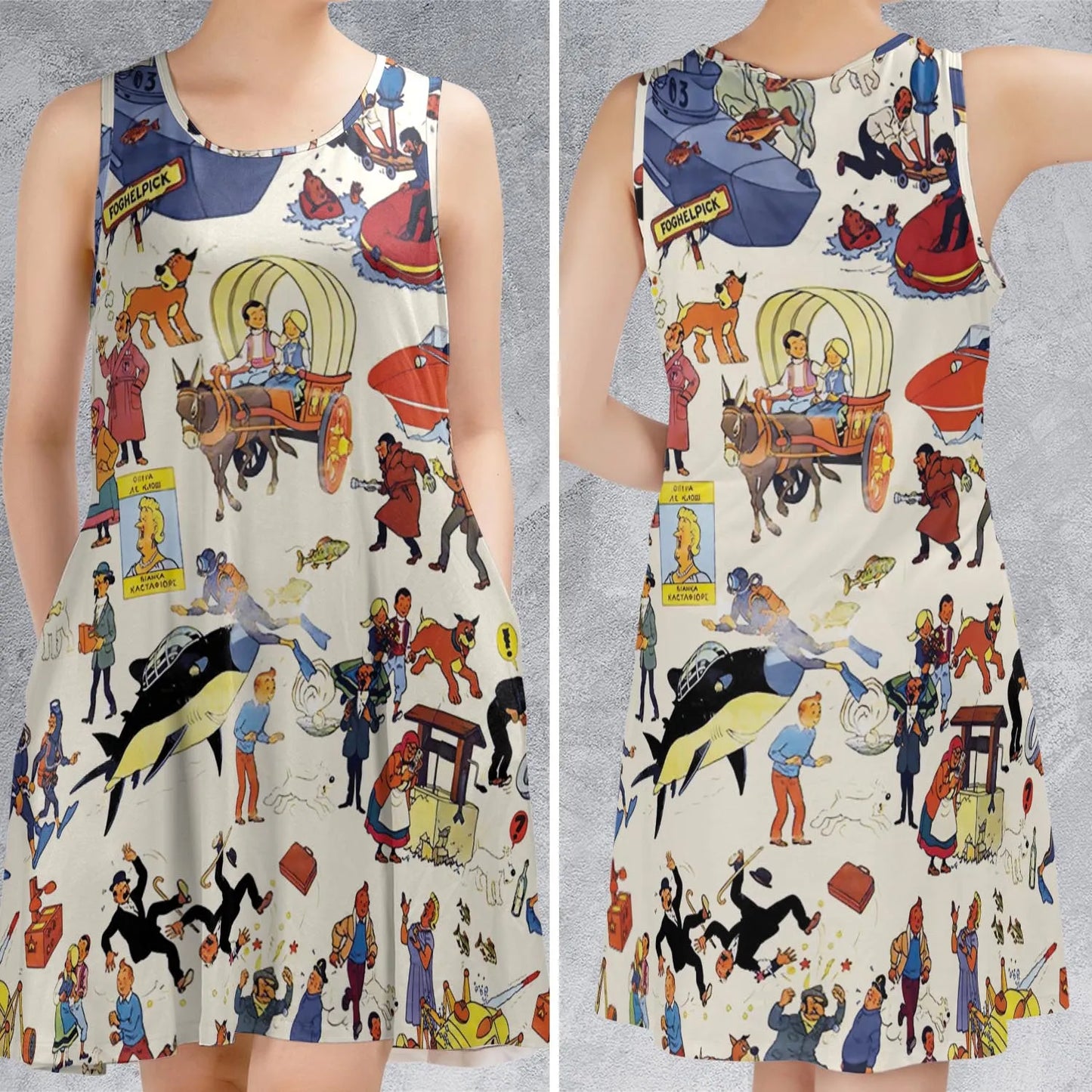 Sleeveless Dress - V8EAJ95Z