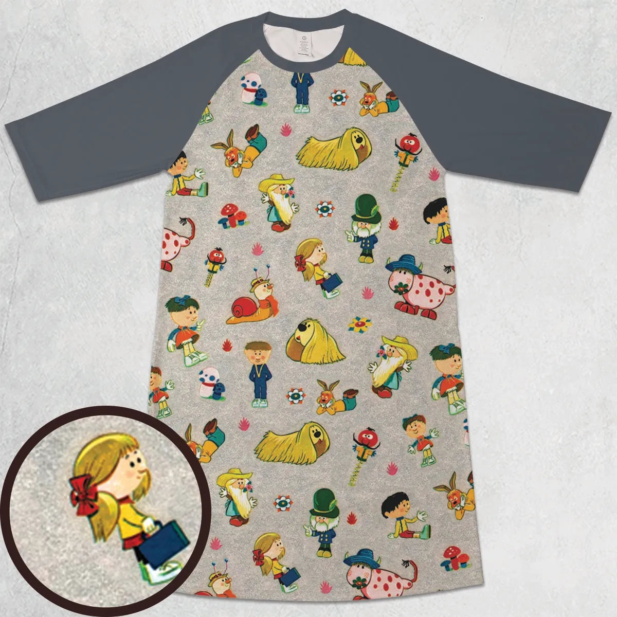 3/4 Sleeve Raglan Dress - 9QXHVUY4