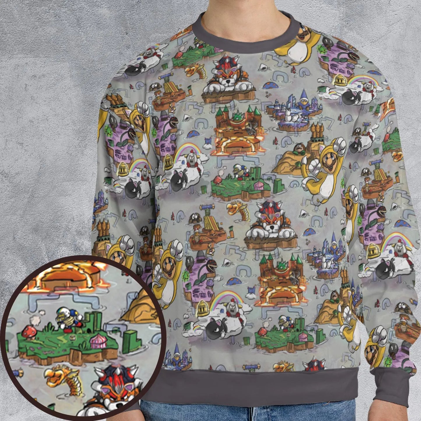 All-over Print Sweatshirt - CVRAR4QH