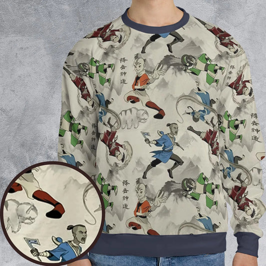 All-over Print Sweatshirt - A4UNWMLG