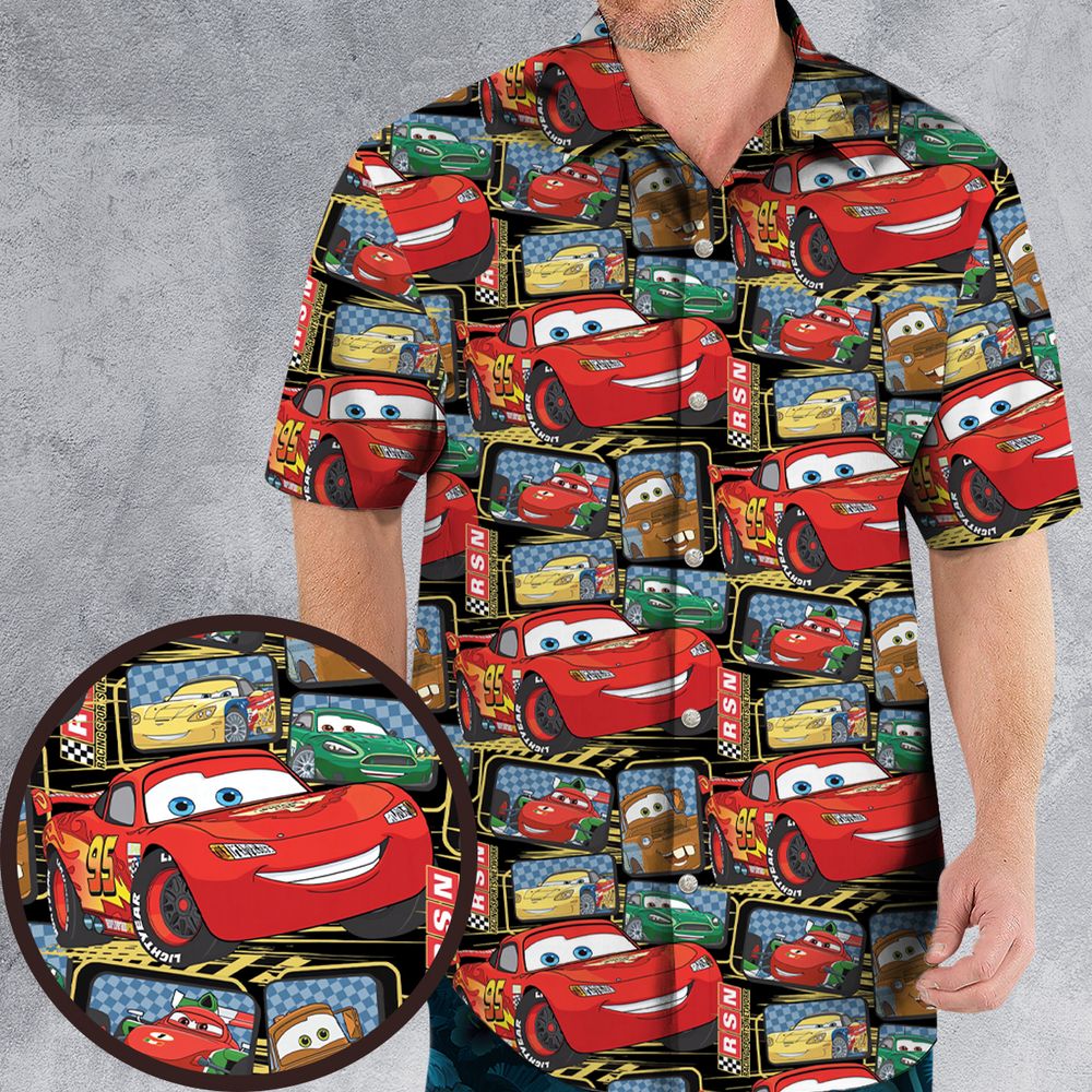 Cartoon Racing Car -  - 1