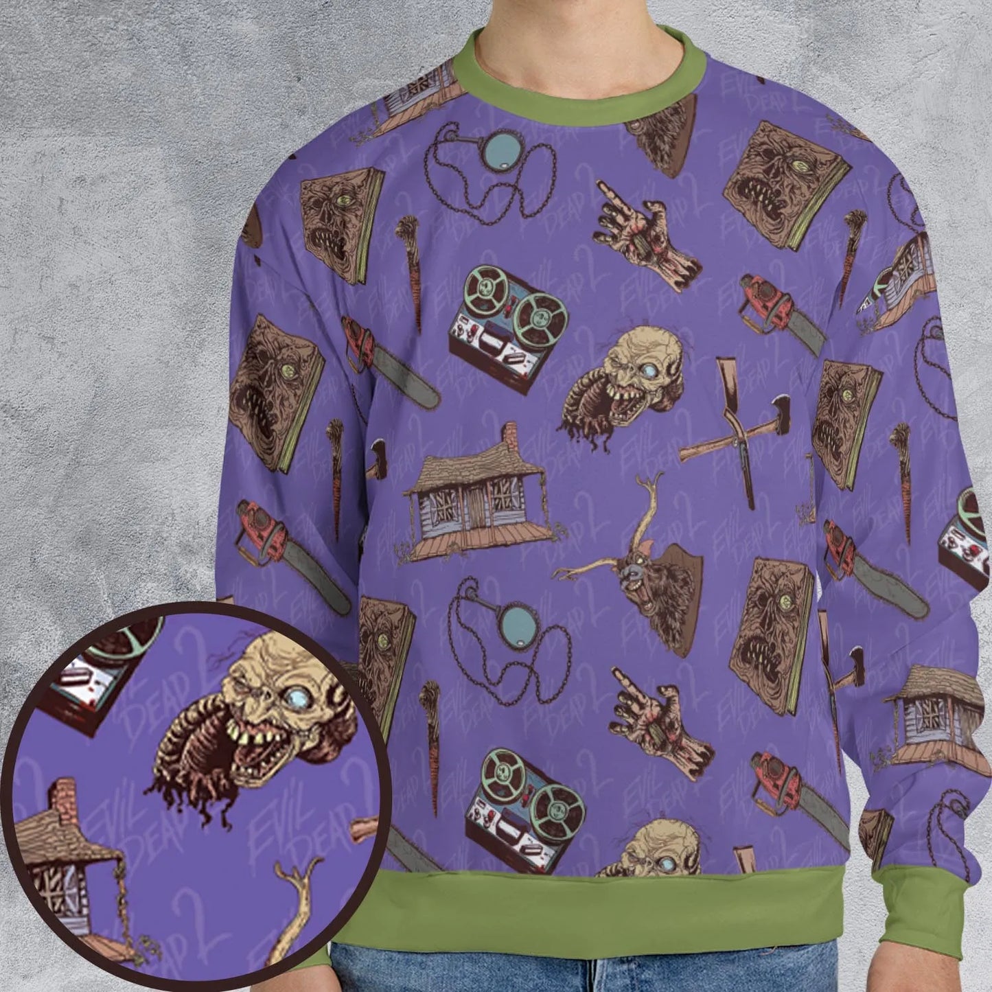 All-over Print Sweatshirt - YX8HTQU1