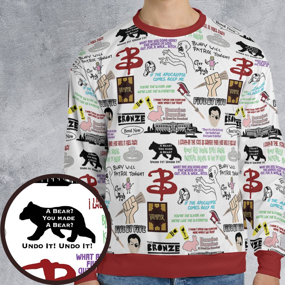 All-over Print Sweatshirt - PF9Q8F45 -  - 1