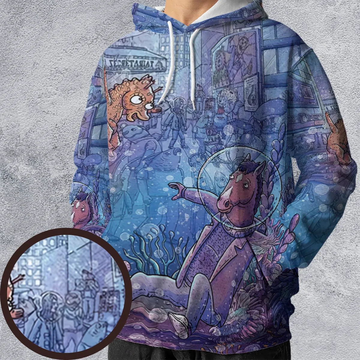 All-over Print Hoodie - 7R7PH7E5