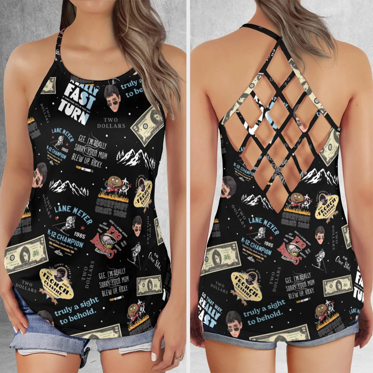Criss Cross Tank Top - NLJWGT4Z