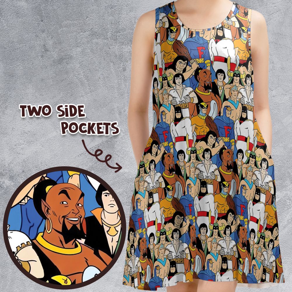 Sleeveless Dress - HS3E698F -  - 1