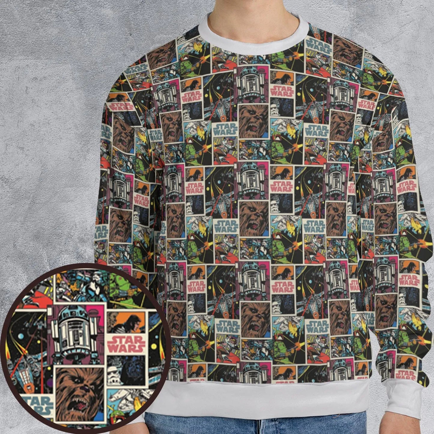 All-over Print Sweatshirt - 6G1RTNJX