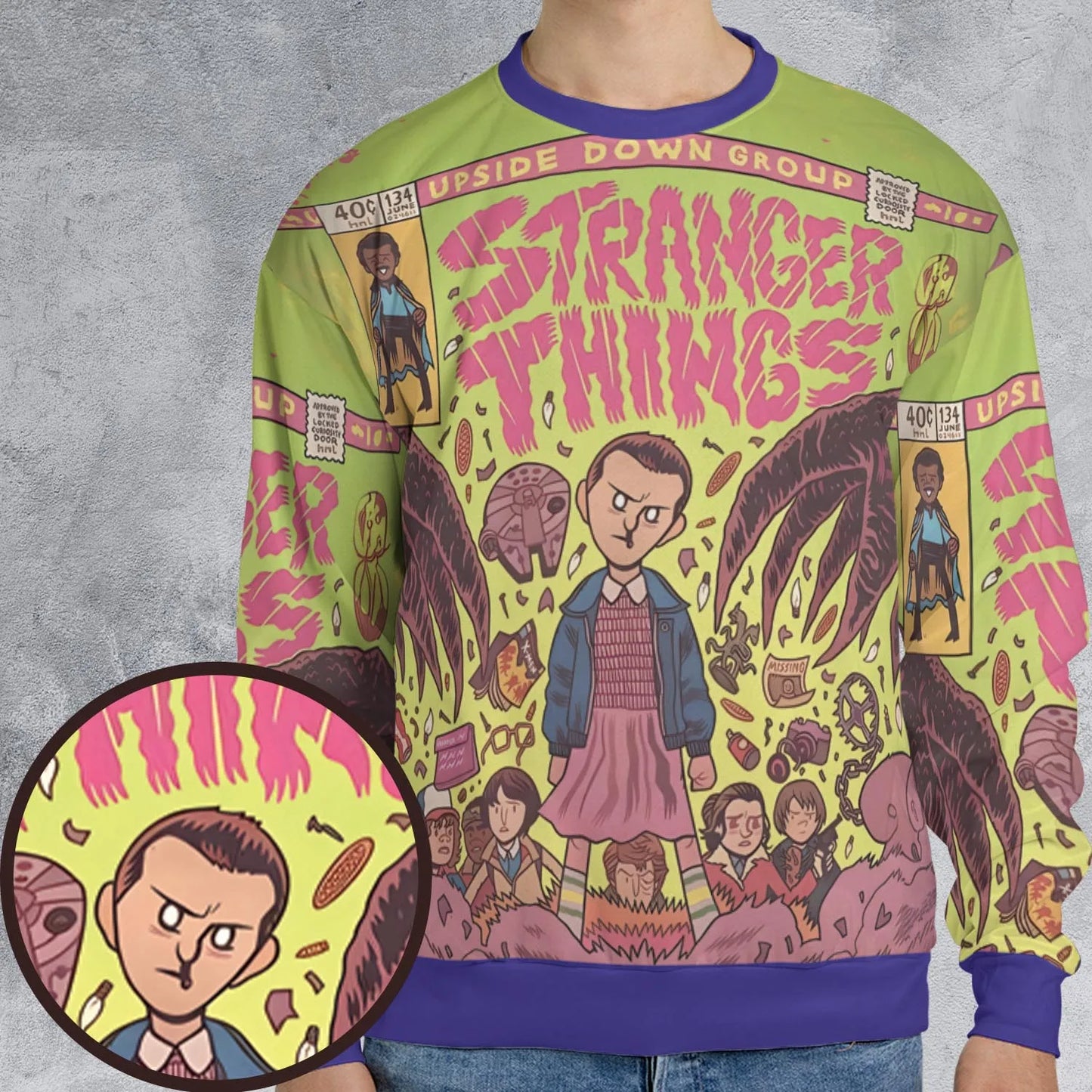 All-over Print Sweatshirt - K3L4ZJZX