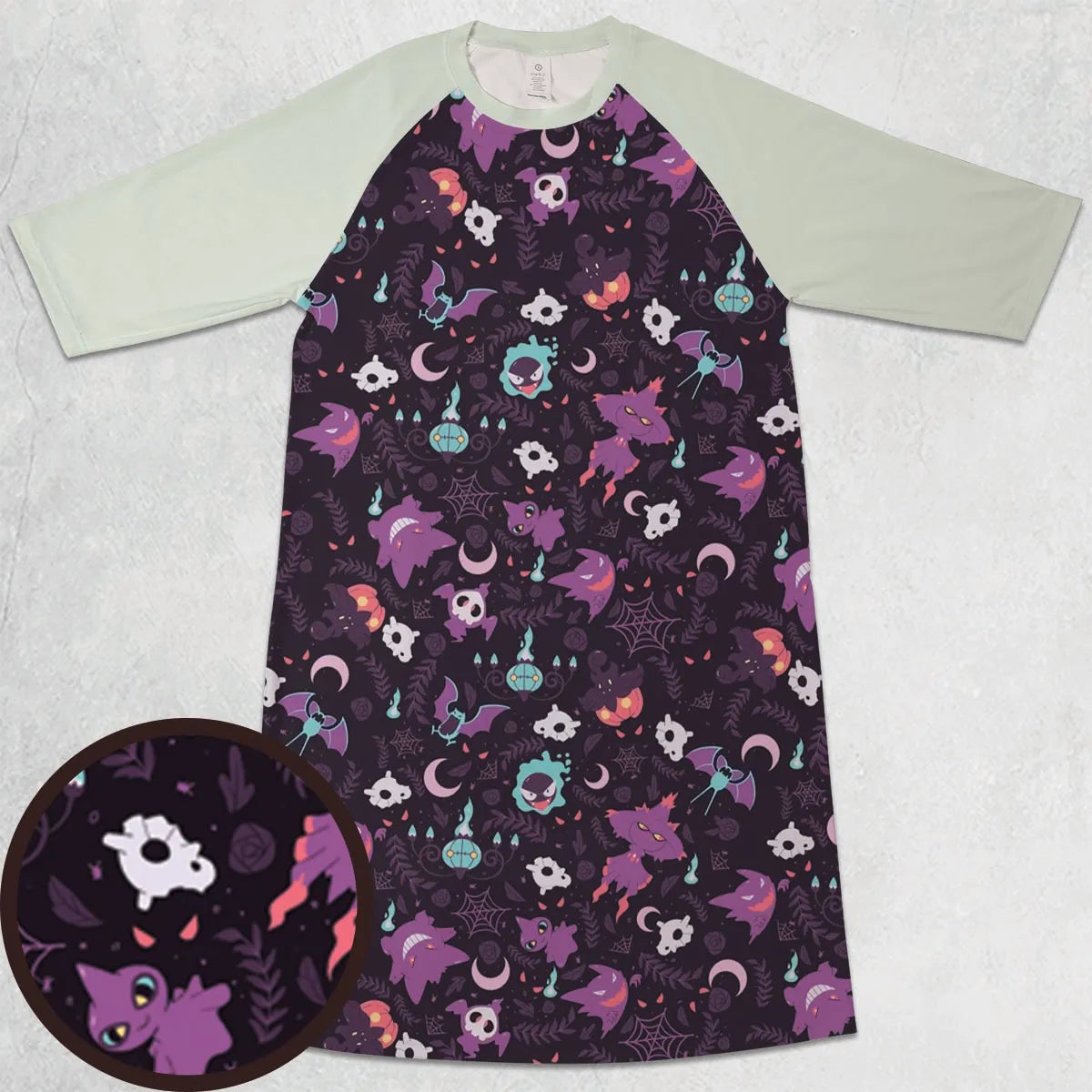 3/4 Sleeve Raglan Dress - ZXZDJ7CW