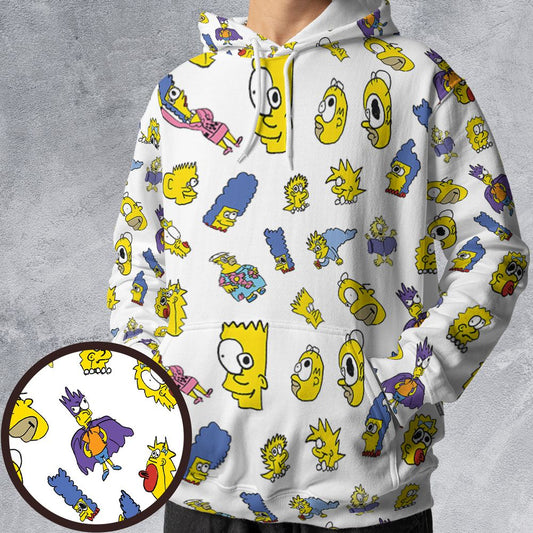All-over Print Hoodie - D57SL6KX -  - 1