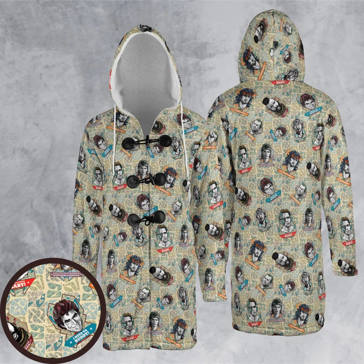 Hooded Cloak Coat - AK5M6SWH