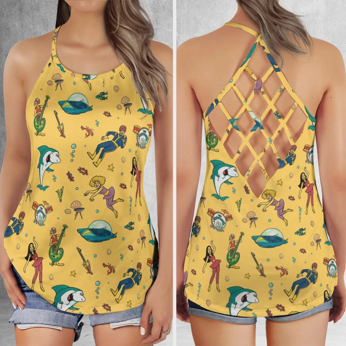 Criss Cross Tank Top - V3EYLAU6